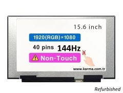 15.6'' 40Pin Slim Led IPS 144Hz Notebook Lcd Ekran, Panel - 1920*1080 / NV156FHM-N4G / Refurbished