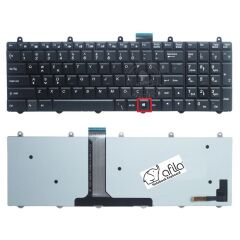 Msi GT60 GT70 GT780 GT783 Notebook Klavyesi (Siyah) Işıklı
