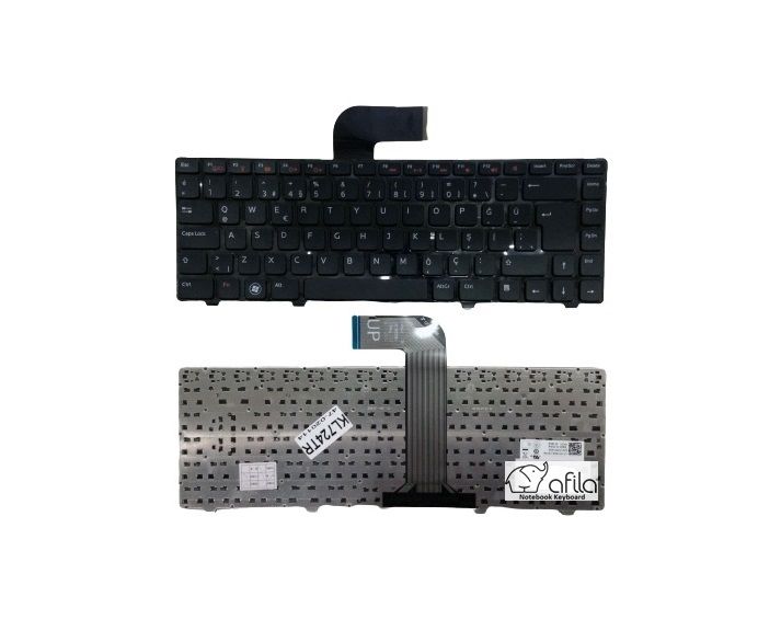 Dell Vostro 2420, 2520 1540, NoteBook Klavyesi (Siyah TR)