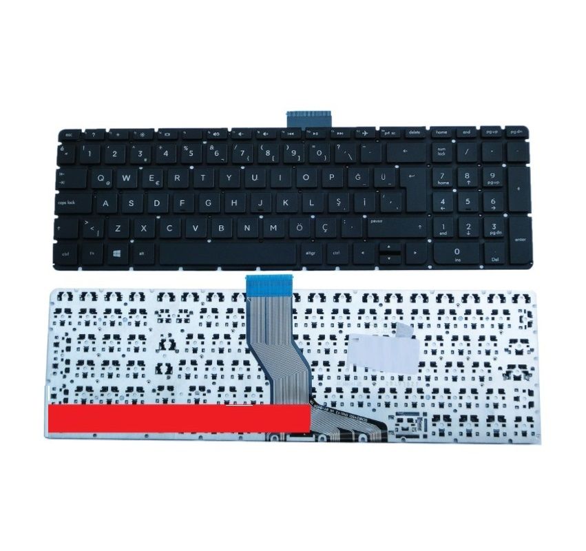 Hp Pavilion 15-AB005NT, 15-AB006NT Klavye (Siyah TR) BÜYÜK ENTER