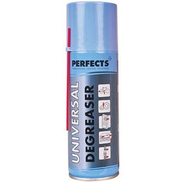 Perfects 50129 390CCS YAĞSIZ Temizleyici Sprey - PERFECTS UNİVERSAL DEGREASER KONTAK SPREY 200ml (Mavi)