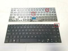 Asus X510Q, X510QR Serisi Notebook Klavyesi (Siyah TR)