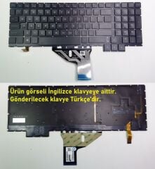 HP Omen 15-CE016NS, 15-CE017NA, 15-CE018ng Klavye (RGB)
