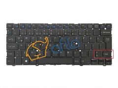 Casper Nirvana X400.1065-BQ00P-S-F Notebook Klavyesi, Laptop Tuş Takımı (Siyah TR) - Ver.2