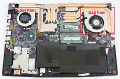 MSI Cyborg 15 A13VFA22-892XTRA22 Uyumlu Notebook Cpu, işlemci Fanı