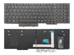 Lenovo ThinkPad E15 Gen2 Notebook Klavyesi, Laptop Tuş Takımı (Siyah TR) ışıklı