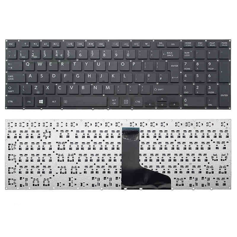 Toshiba Satellite P50-B, P50-B-103, P50-B-10F Notebook Klavyyesi (Siyah TR)