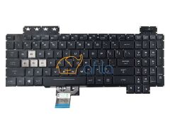 Asus FX705DU-AU025T, FX705DU-AU Notebook Klavye - Siyah-Işıklı - Ver.2 - RGB