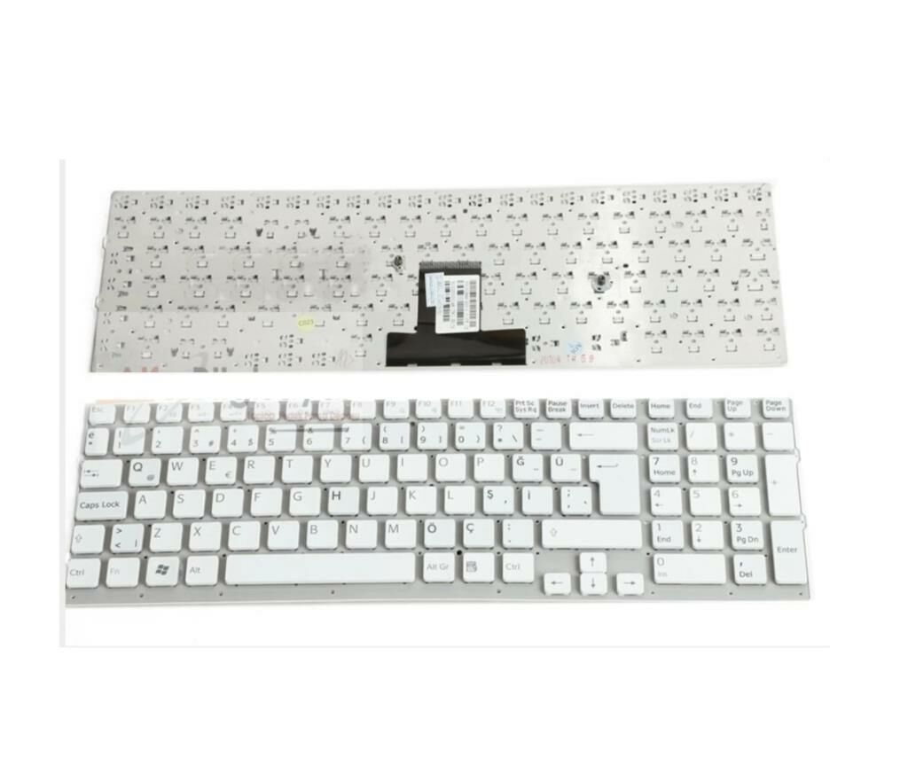 SONY VAIO VPCEB4C5E VPC-EB1AGX Notebook Klavyesi - Beyaz - TR