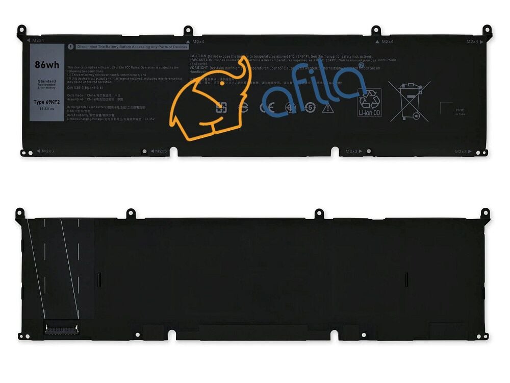 Dell Precision P91F (5570) Notebook Bataryası, Laptop Pili / Ver.2-6Cell