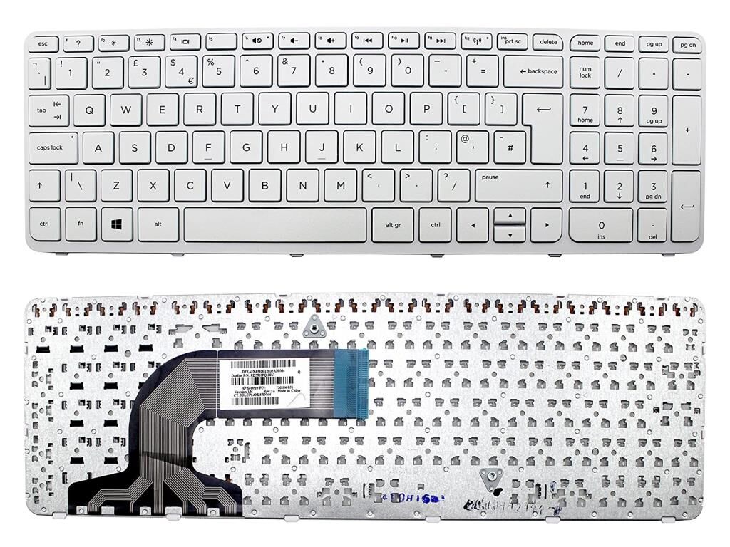 HP Pavilion 15-n012st (F1F09EA) Notebook Klavye - Tuş Takımı / Beyaz - TR