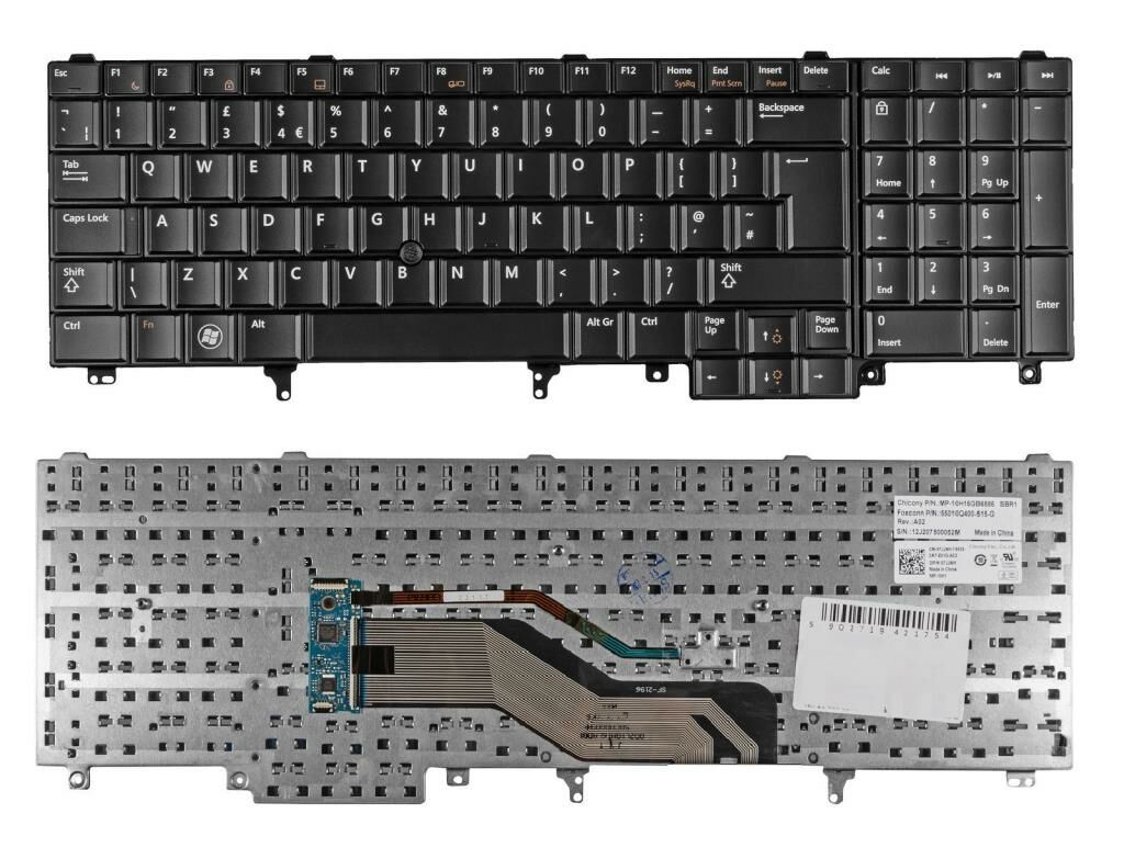 Dell Latitude E6520 E6540 E5520 Notebook Klavyesi - TR
