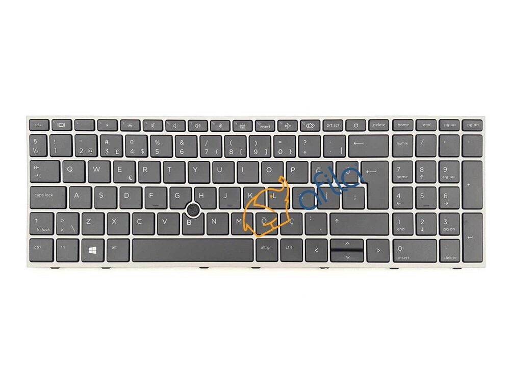 HP ZBook Fury 15.6 G8 (314K0EA) Notebook Klavyesi, Tuş Takımı (Siyah TR) ışıklı