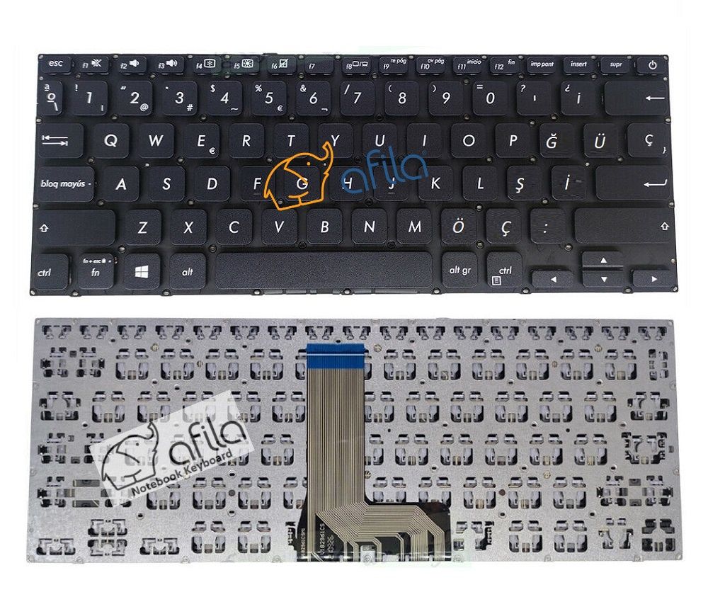 Asus VivoBook 14 X412DA-BV221T Notebook Klavye - Tuş Takımı / Siyah - TR