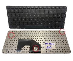 Hp Mini 210-3000 210-4000 210-4100 Notebook Klavye - Tuş Takımı, Siyah - TR (Çerçevesiz)