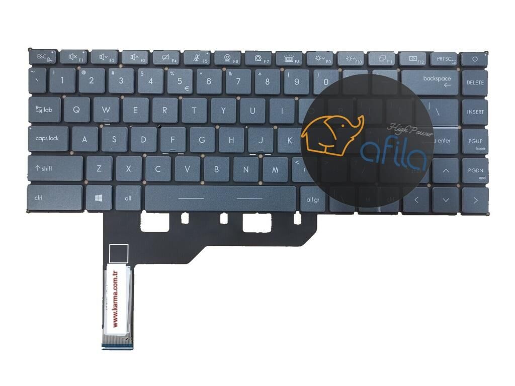 MSI Modern 15 A11MU-839XTR, MS-15 A11MU Notebook Klavyesi, Tuş Takımı (Siyah TR)