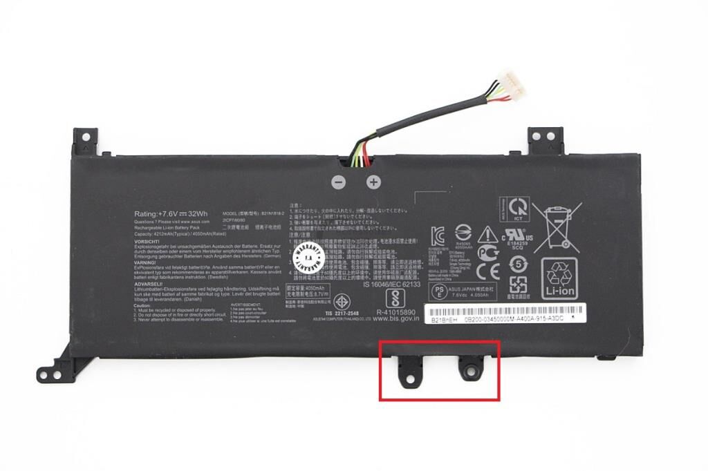 Asus X515JA-EJ2119, X515JA-EJ2124, X515JA-EJ2124W Batarya, Pil