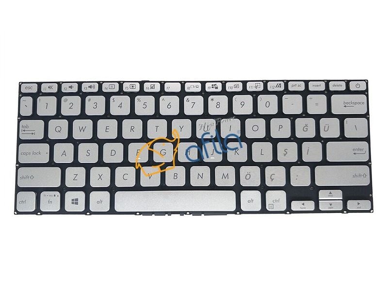 Asus VivoBook 14X415EA-EK977WP08 Notebook Klavyesi (Gri TR)