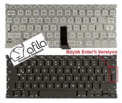 Apple MacBook Air A1466 (2012-2017) Notebook Klavye Tuş Takımı / Büyük Enter