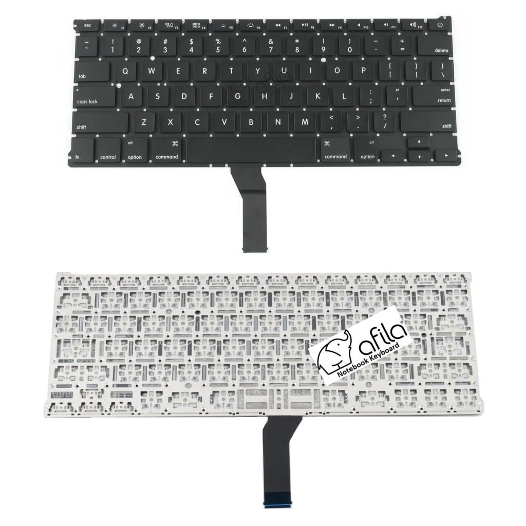 MacBook Air 13 A1369 A1466 2011/2012 Klavyesi Siyah US / K.Enter