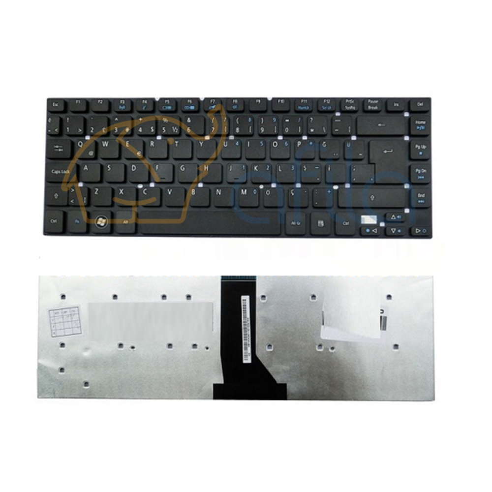 Acer ES1-511 ES1-111M Notebook Klavyesi - Siyah - TR