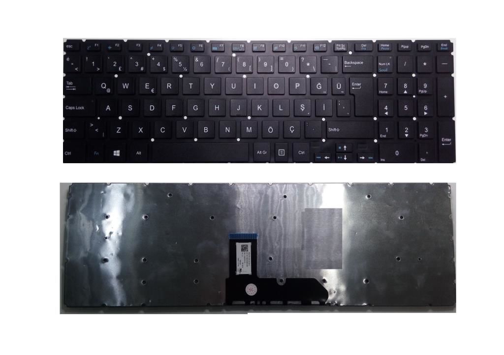 Casper Nirvana F650.8250-8T45X-S Notebook Klavyesi Siyah TR