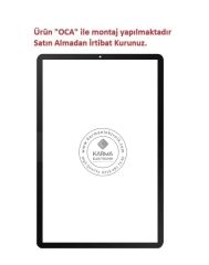 Samsung Galaxy TAB S6 LITE 10.4'' SM-P610 SM-P615 SM-P617 Lens, Siyah Cam