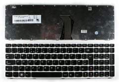 Lenovo 25206663, 25206693, Klavyesi - Siyah - TR - Beyaz Çerçeve