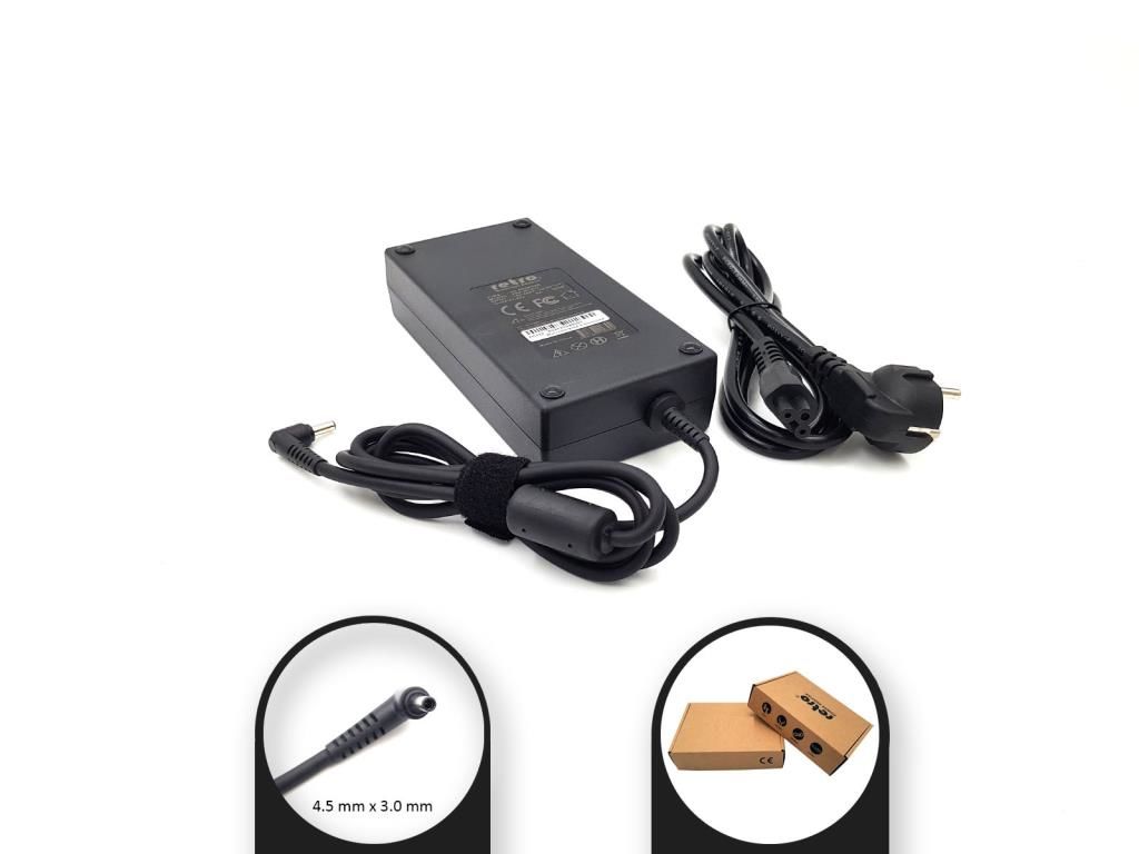 Casper Excalibur G870.1265-BF60X-B uyumlu Notebook Adaptörü, Şarj Aleti Cihazı 180W