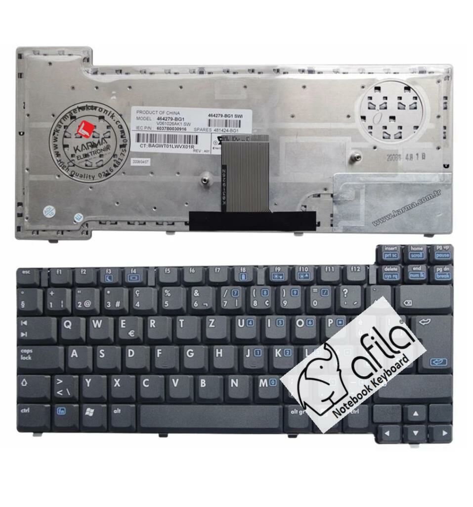 Hp Compaq Nx8220, Nc8220, Nx8240, Nw8220, Nw8240 Notebook Klavye (Siyah TR) 359089-001, 359089-141