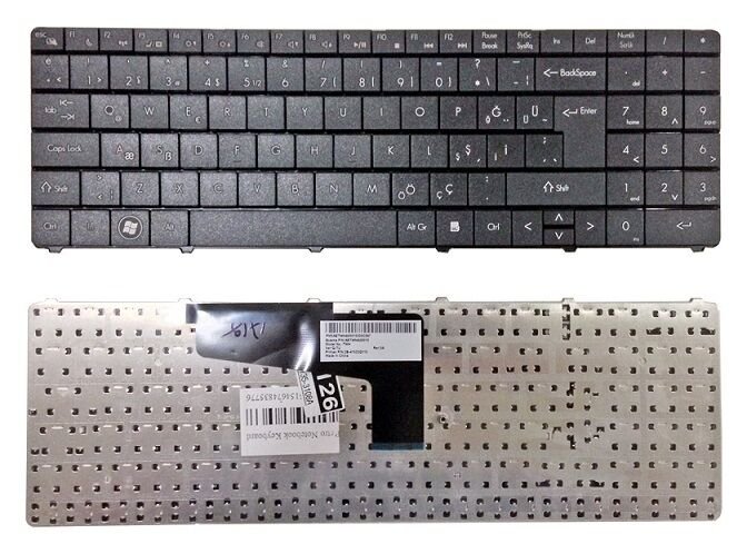 Casper CNQ.2520-8N35P Klavye (Siyah TR)