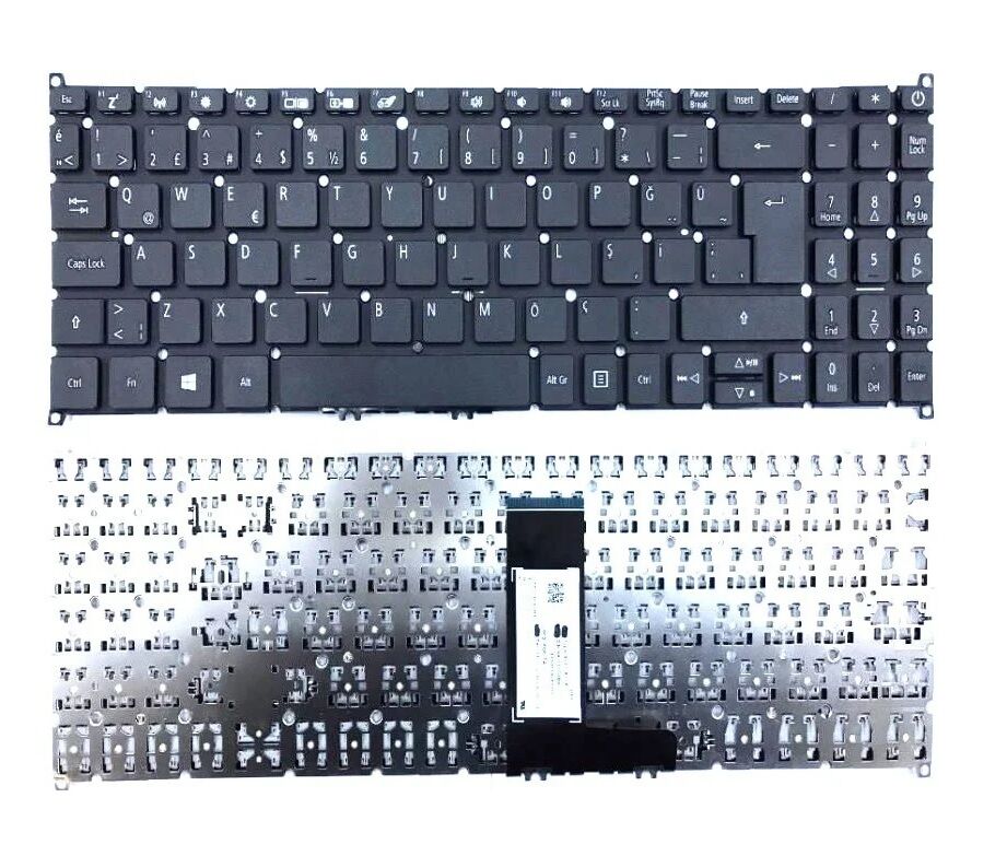 Acer Swift 3 SF315-52-81FV, SF315-52-83WQ Notebook Klavyesi (Siyah TR)