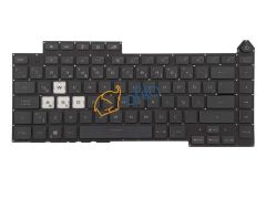 Asus ROG Strix G15 G513IH-HN002A19 Notebook Klavyesi Siyah TR RGB ışıklı