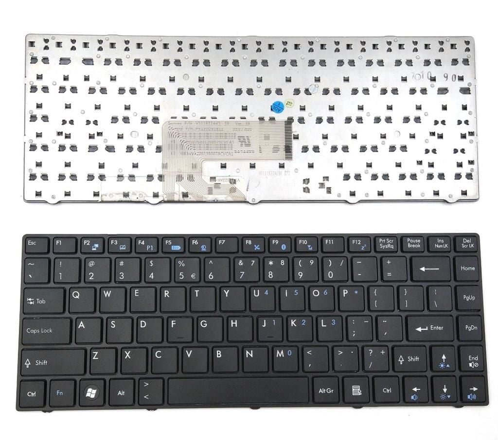 MSI U270 MSI x-slim X300 X320 X340, X370 X400 Notebook Klavyesi - Siyah - TR - Ver.2