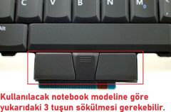 Dell Latitude  E6400 E6410 E6500 E6510 M2400 M4500 PP27L E6510 M4400 E5400 Klavye Siyah TR 0FXH91, V082025BK