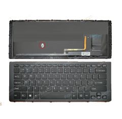 Sony SVF14N1L2R, SVF14N1N2E Notebook Klavyesi (Siyah TR) Işıklı