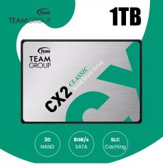Team CX2 1TB 540/490MB/s 2.5'' SATA3 SSD Disk (T253X6001T0C101)