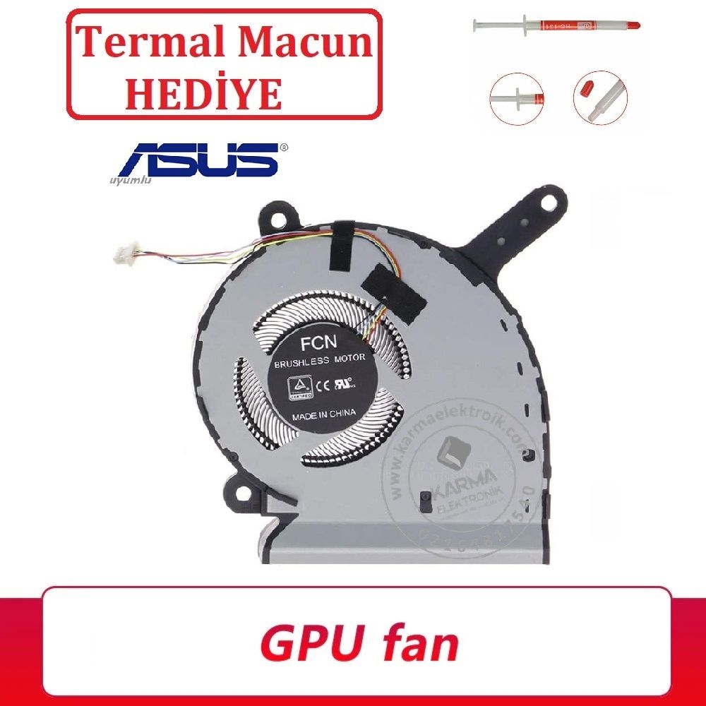 Asus G512LI-HN285A13, G512LI-HN285A14 Notebook Gpu-Vga Fan (Sol) Ver.1