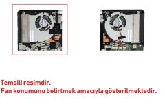 MSI GS72 GS72 6QE Notebook Fanı (Sol)