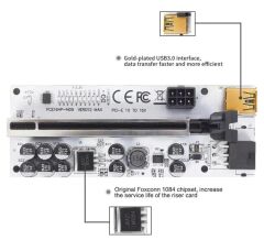 Ver012 MAX Plus PCI-EX 1x to 16x Çevirici USB 3.0 Riser Kablo (Ver 12 MAX) **