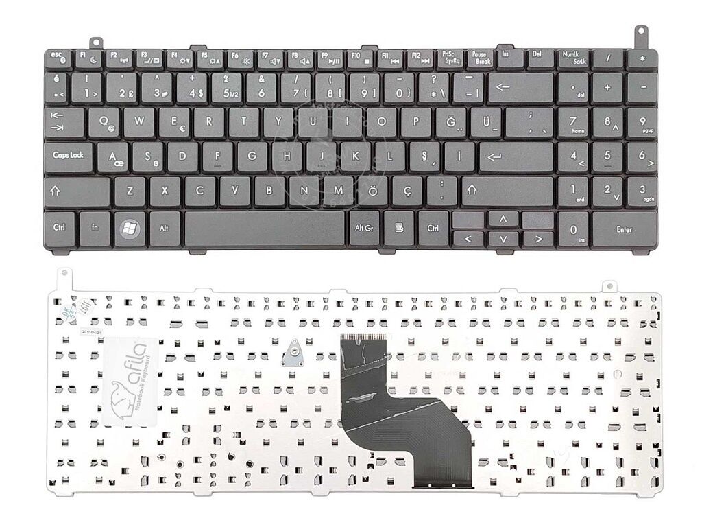 Gigabyte Q1585M Q1585N Notebook Klavye - Tuş Takımı / Siyah - TR