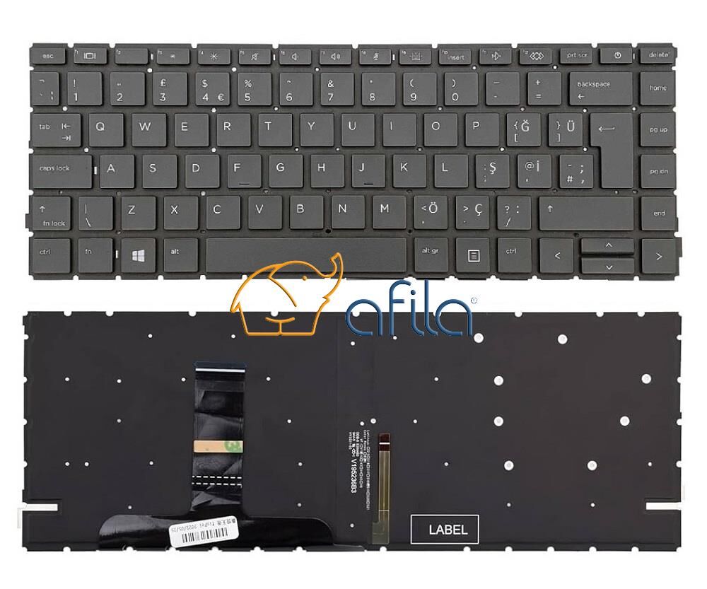 HP ProBook 440 G9 (6S6W4EA) Notebook Klavyesi (Siyah TR) - ışıklı