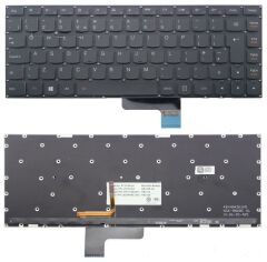 Lenovo E31-80 E3180 80MX00YHTX Notebook Klavye- Siyah-TR- Işıklı