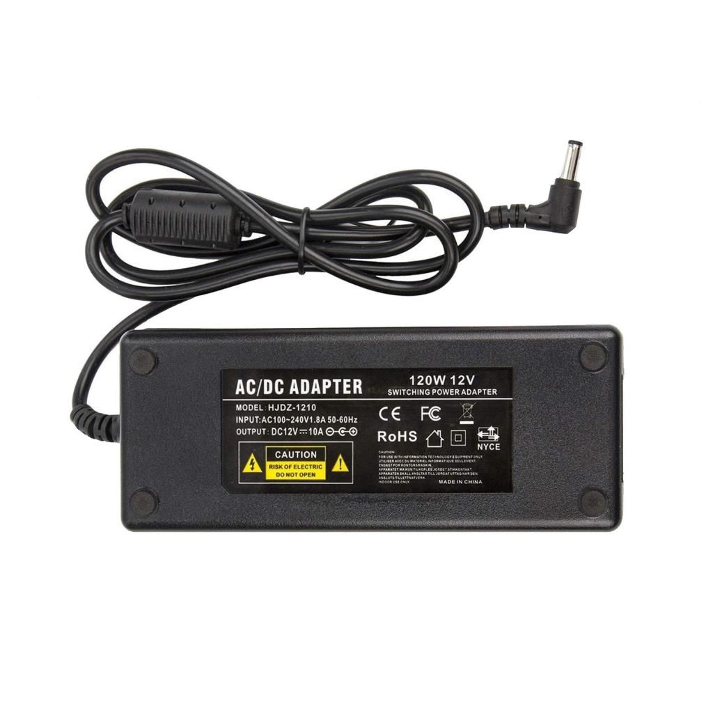 Afila 12V 10A 5.5mm*2.5mm Adaptör, Şarj Cihazı (Plastik Kasa)