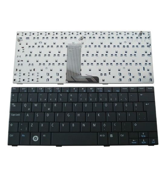Dell İnspiron Mini 10, mini 10v 1010, 1011 Serisi Notebook Klavyesi Siyah TR