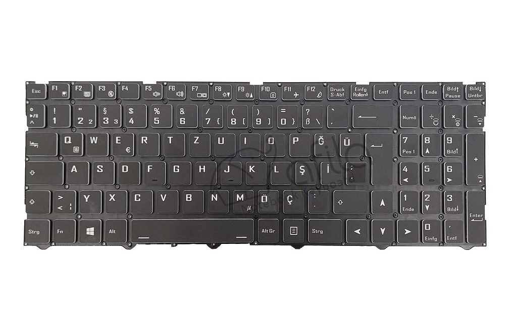 Casper Nirvana X500.1021-8D00X-G-F Notebook Klavyesi - Siyah - TR