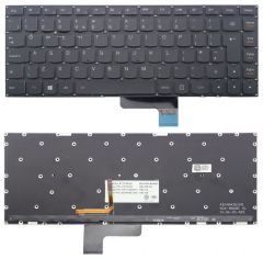 Lenovo E31-80 E31-80 Notebook Klavyesi - Siyah - TR - Işıklı