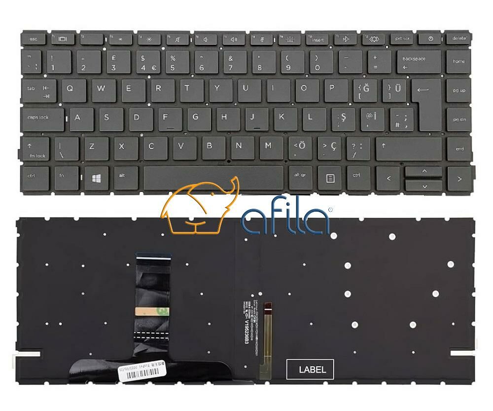 HP ProBook 440 G9 (6S749EA) Notebook Klavyesi (Siyah TR) - ışıklı