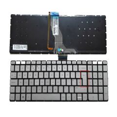 Hp 809032-001 809302-141 Klavye (Silver - TR) ışıklı - B.Enter