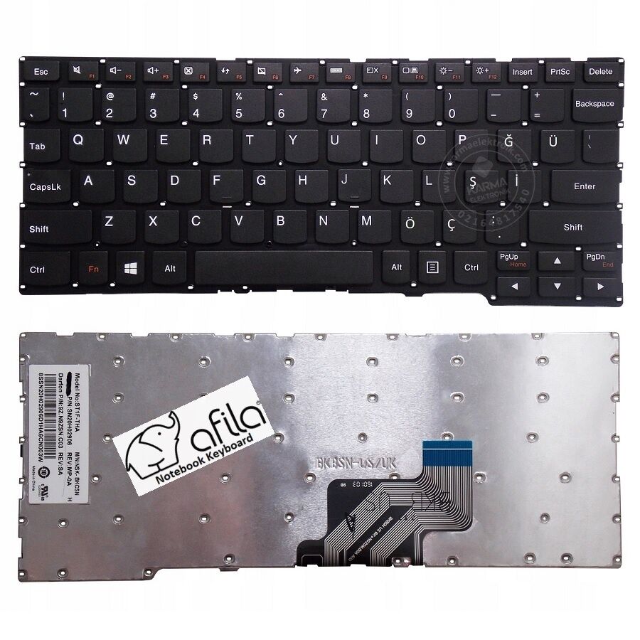 Lenovo Flex 3-1120 Notebook Klavyesi - Siyah - TR